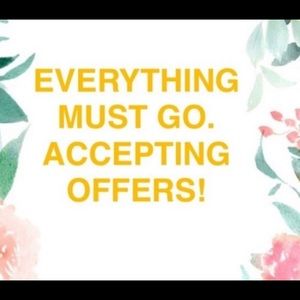 Everything must go now!